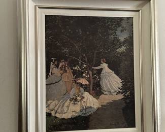 Claude Monet- Femmes Au Jardin. Artagraph edition with paperwork.