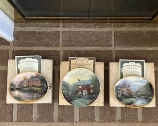 Thomas Kinkade collector plates