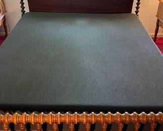 Full Size Spool Bed with Mattress Box Spring