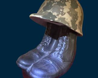 Jim Beam Boots Helmet Decanter