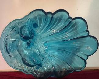 Blue Cherub Dish