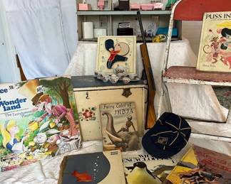 Childrens Vintage Assortment with Books More