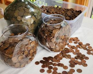 HUGE Wheat Penny Collections