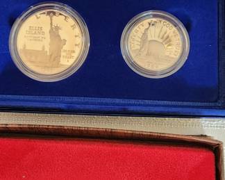 Eisenhower Silver Dollars and Liberty Silver Dollar Coin Sets