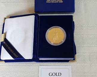 1986 $50 Proof Gold Eagle 