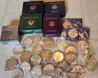 Silver Eagle Coin Collection