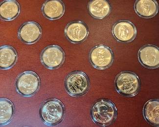 Presidential One Dollar Coin Collection with Presentation Box