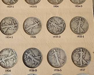 Walking Liberty Full Half Dollar Collection Book