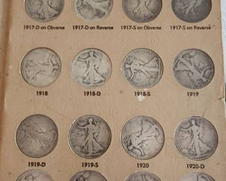 Walking Liberty Full Half Dollar Collection Book