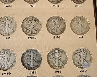 Walking Liberty Full Half Dollar Collection Book