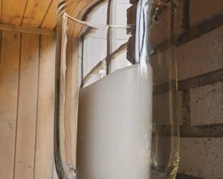 This is a wall hanging lantern for candles. There are 2 of these.