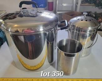 Stainless steel pots