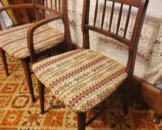 Danish modern captain and parson chairs