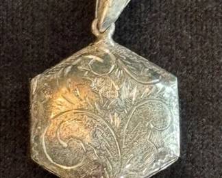 Sterling silver locket
