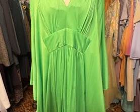 Vintage lime green luxury kaftan