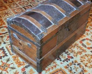 Antique domed trunk