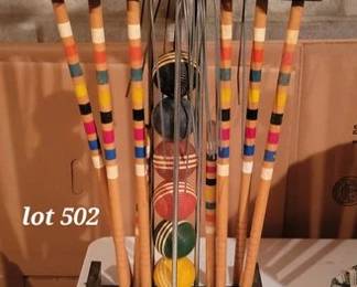 Croquet set