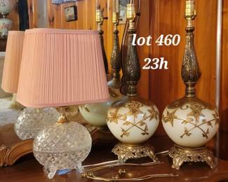 Vintage lamp lot