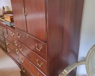 Link-Taylor cabinet and drawer combo armoire