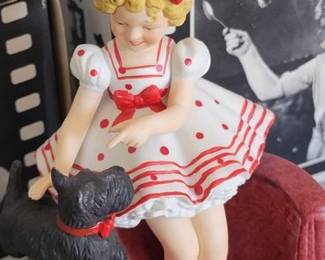Porcelain Shirley Temple figurines