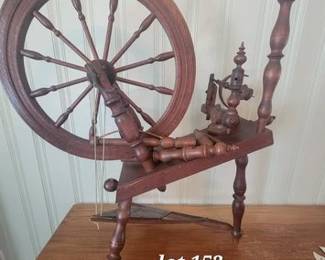 Vintage spinning wheel