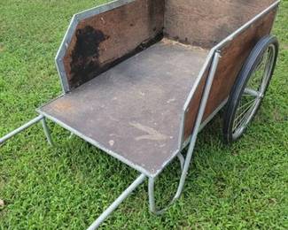 Large wheel garden cart