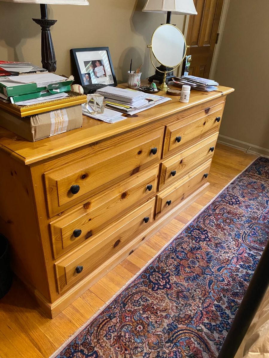 Wood dresser