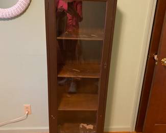 antique cabinet: $40