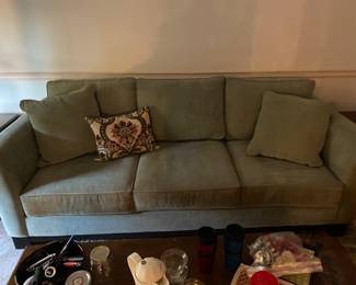 Green couch: $100