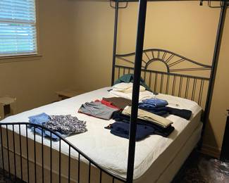 Bed with mattress and box spring: $200