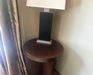Side table & lamp