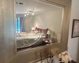 Crate & Barrel wall mirror - 48.5" L x 42.5" H x 2" D