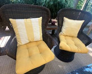 Patio side chairs