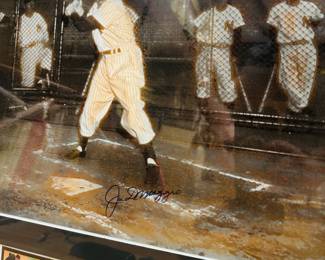 Joe DiMaggio autograph