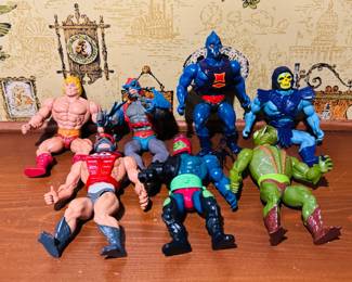 Vintage He-Man figures