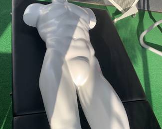 Men's torso display mannequin