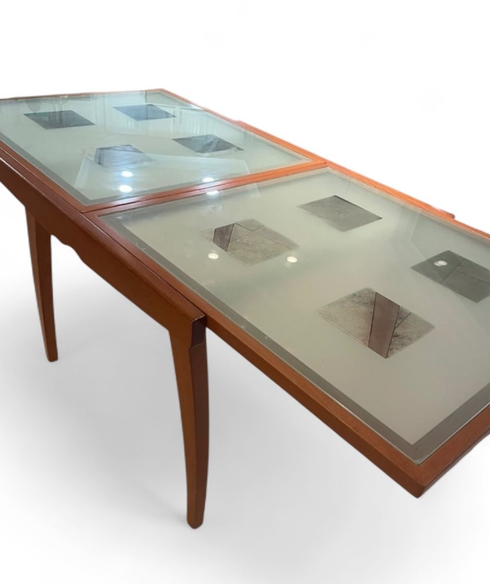 Caligaris Italian Design Extendable Table (shown extended)
