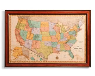 Frontgate magnetic travel map