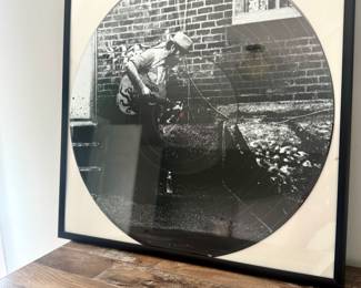 Framed album cover