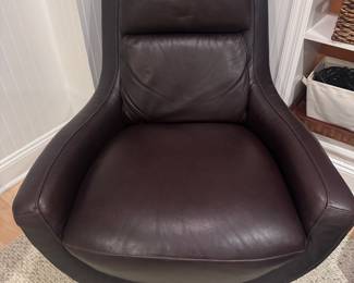 Leather gaming style chair