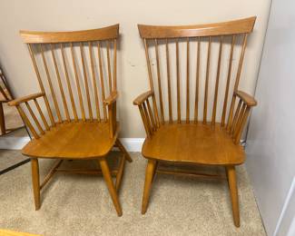 Ethan Allan Spindlewood armchairs