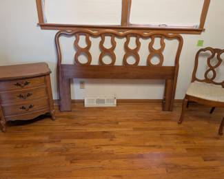 Coordinating Dixie Nightstand, Headboard and Chair