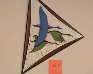Mid Century Burwood Bird Wall hanging