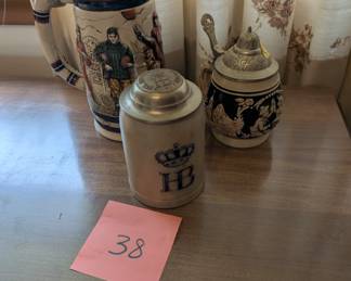 Vintage Beer Steins