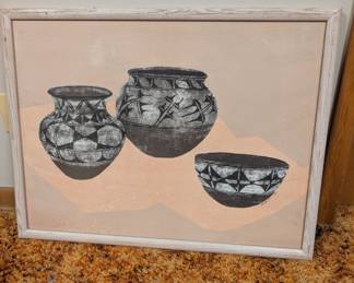 Vintage Pottery Still Life
