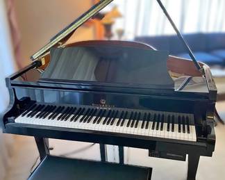 Black lacquer Baby Grand Piano