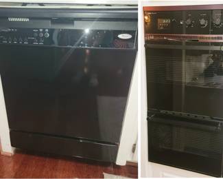 Dishwasher and double oven