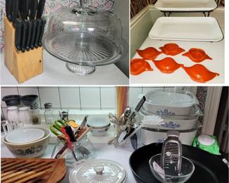 Cooking and serving items