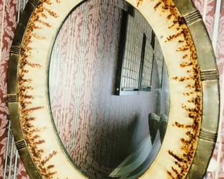 Large (huge) mirrored / brass tray