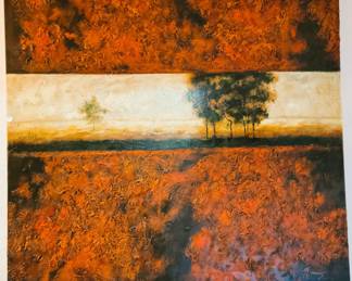 Large designer art canvas